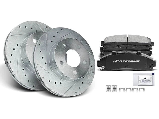 Front Brake Pad and Rotor Kit for Mazda B3000 (1998–2002) MH449VR