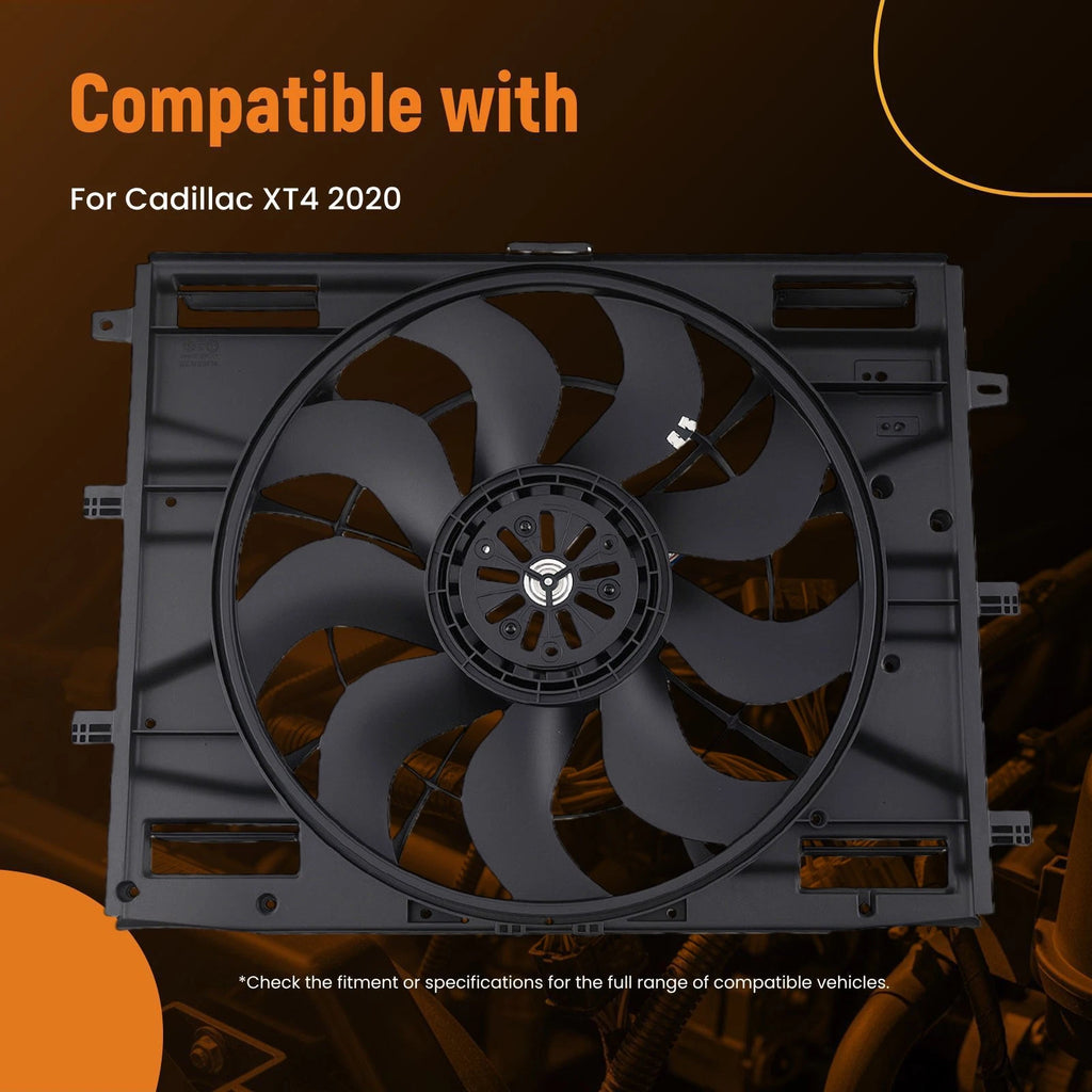 Car Fan Assembly for Cadillac XT4 (2019) 84955625 9-Blade