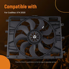 Car Fan Assembly for Cadillac XT4 (2019) 84955625 9-Blade