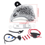 Chrome Eagle Horn Cover with LED for Harley V-Rod (1992–2020)