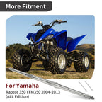 Rear Axle Shaft w/Nut for Yamaha Raptor 350 YFM350 (2004–2013)
