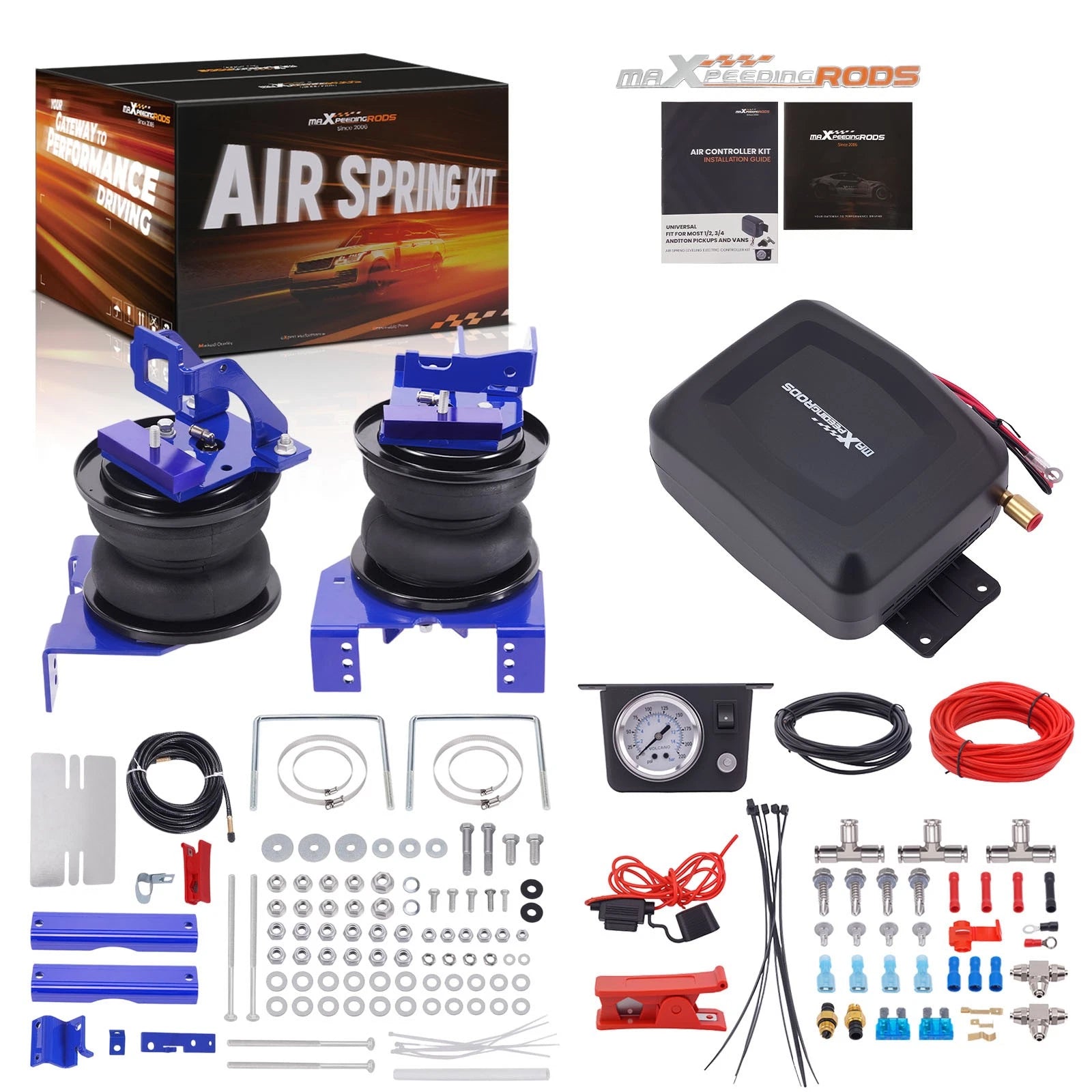 Air Spring Bags with Controller Kit for Ford F250 F350 4WD (2011–2016)