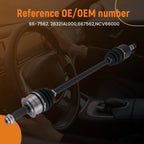 Front CV Axle Shaft for Subaru Legacy 2.5i (2015–2019)