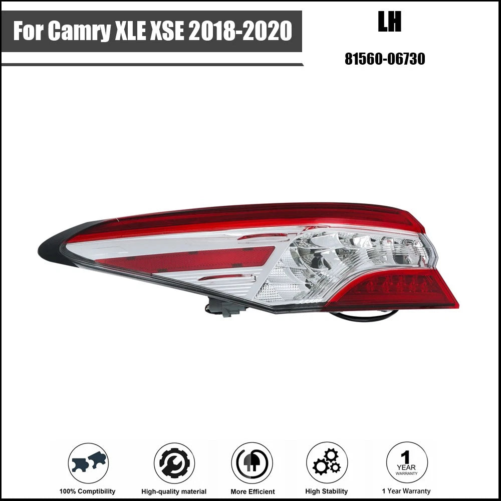 Tail Light for Toyota Camry (2018–2020) Left