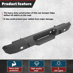 Complete Rear Step Bumper for Chevy Silverado Sierra 2500HD 3500 (1999–2007)