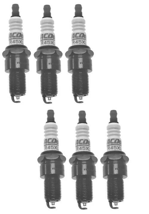 Set of 6 Spark Plugs for Chrysler Dodge Eagle Plymouth Voyager V6 (1996–2003)