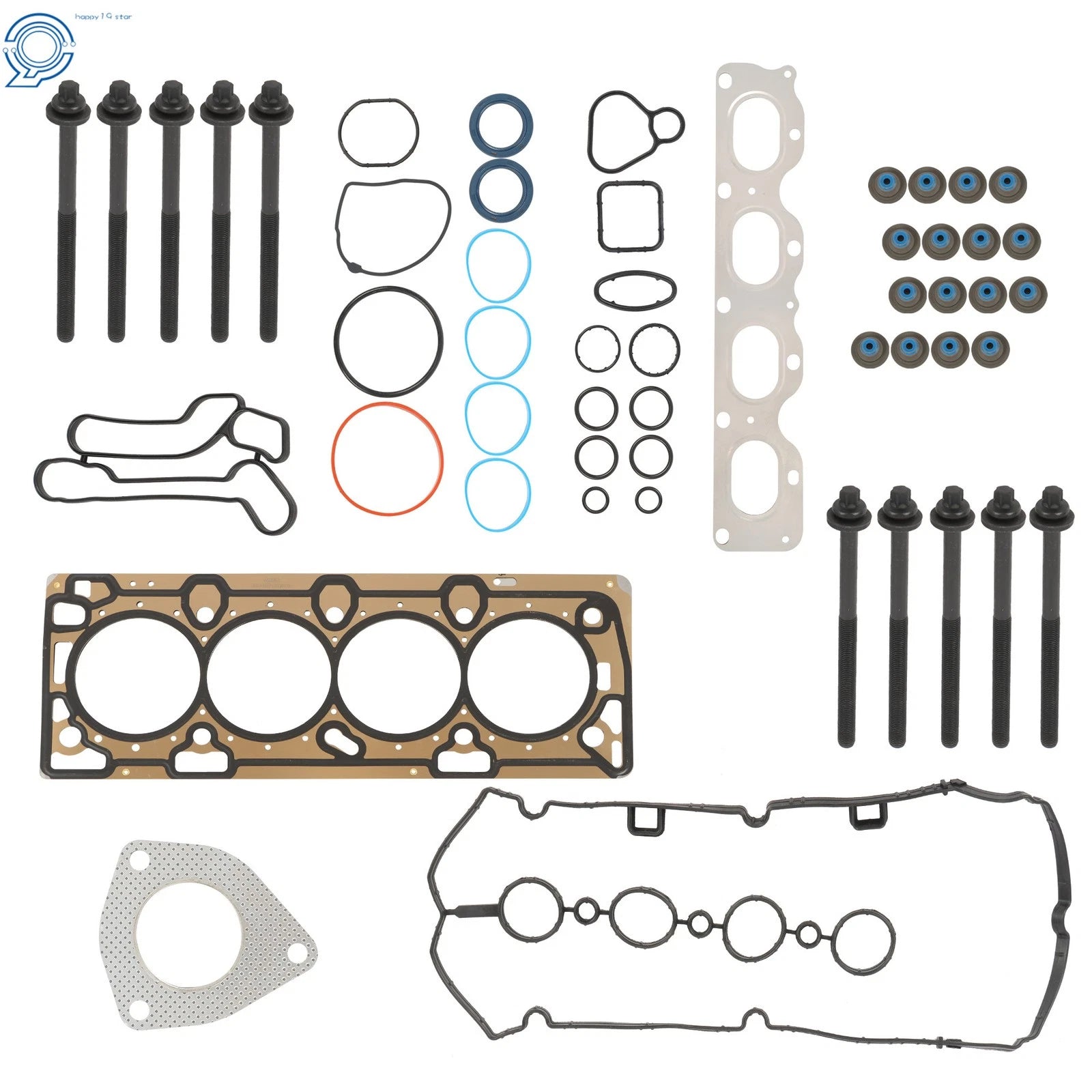 Head Gasket Bolts Set for Chevrolet Cruze Sonic (2012–2017)
