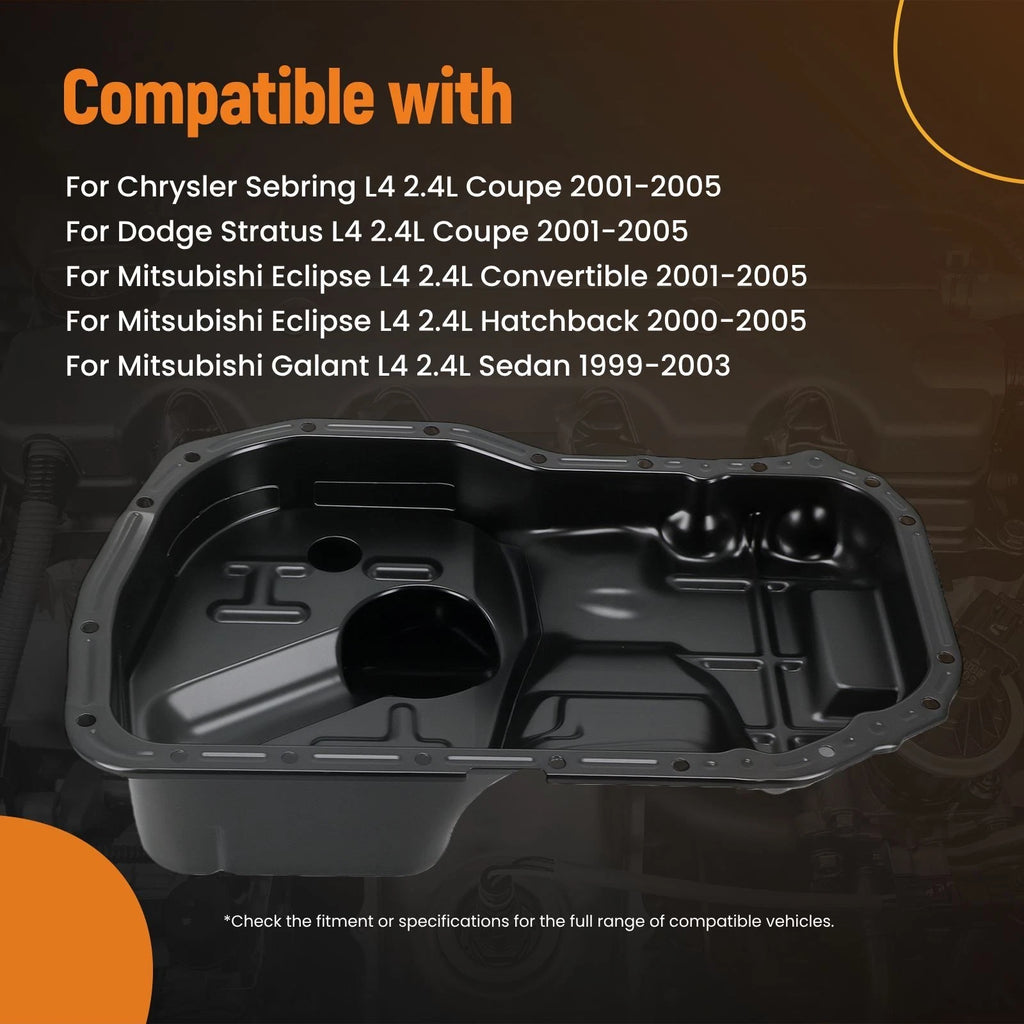 Oil Sump Pan for Dodge Stratus Coupe (2001–2005) 2.4L
