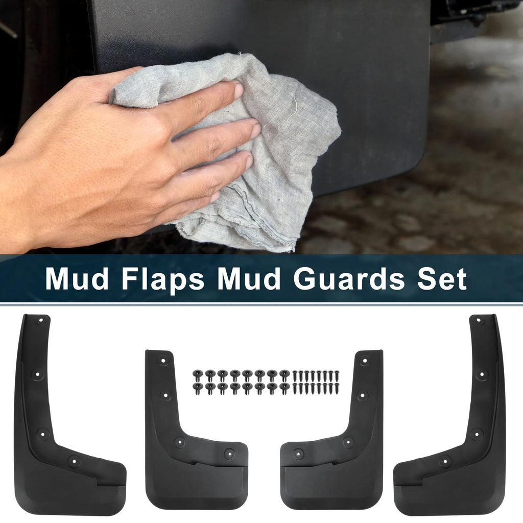 Mud Flaps Kit for Ford Ranger (2024–2025) Splash Guards No-Drill