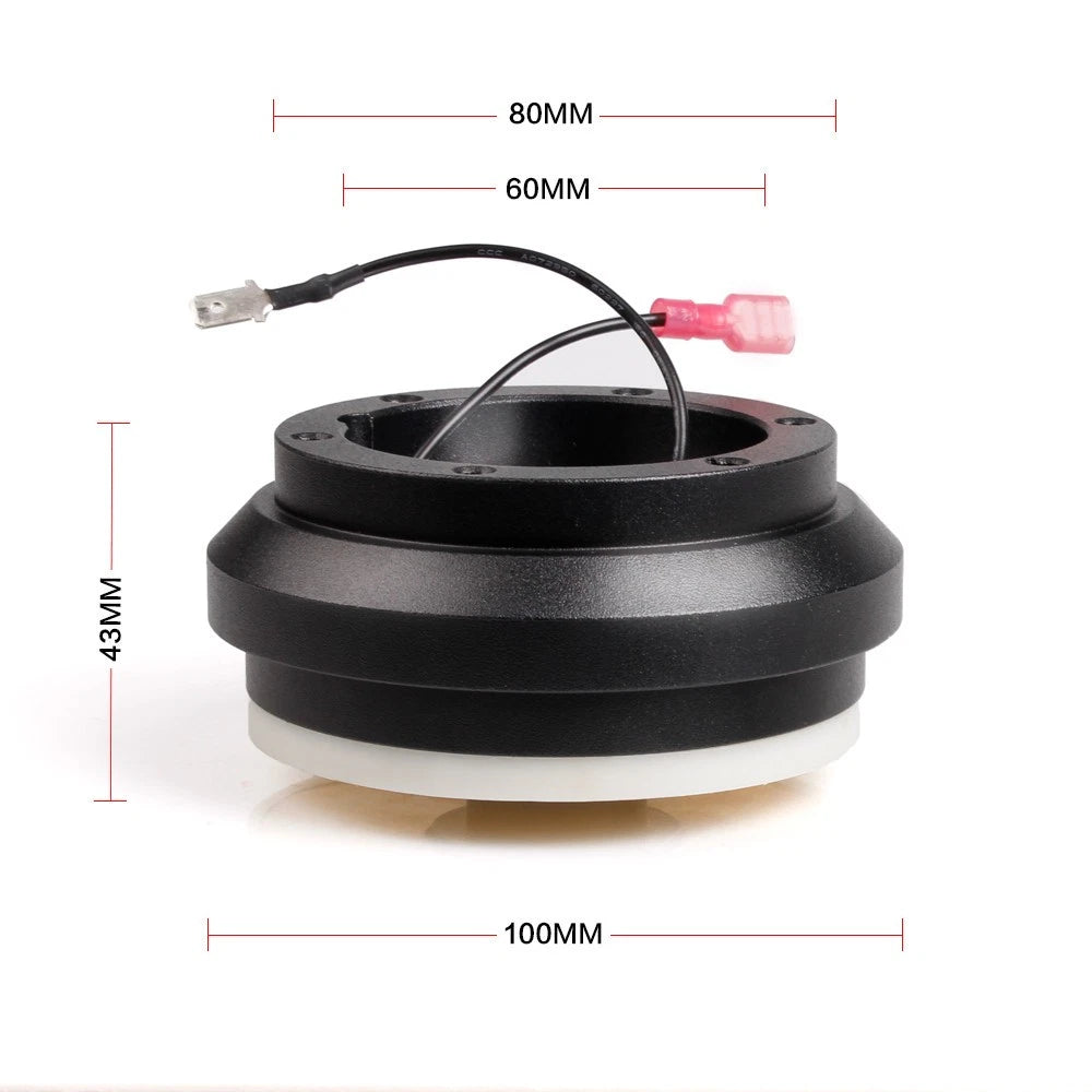 14" Steering Wheel with Quick Release Hub Adapter for Civic Integra