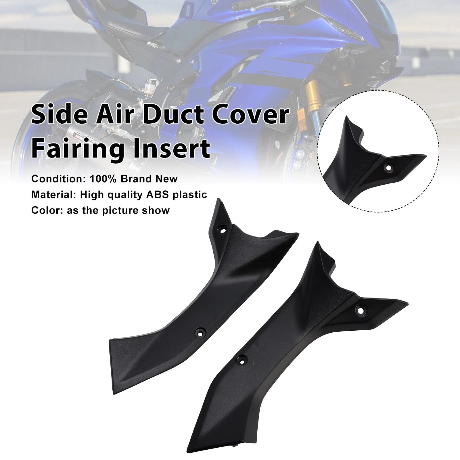 Side Air Duct Cover Fairing Intake for Yamaha YZF R6 (2017–2020)