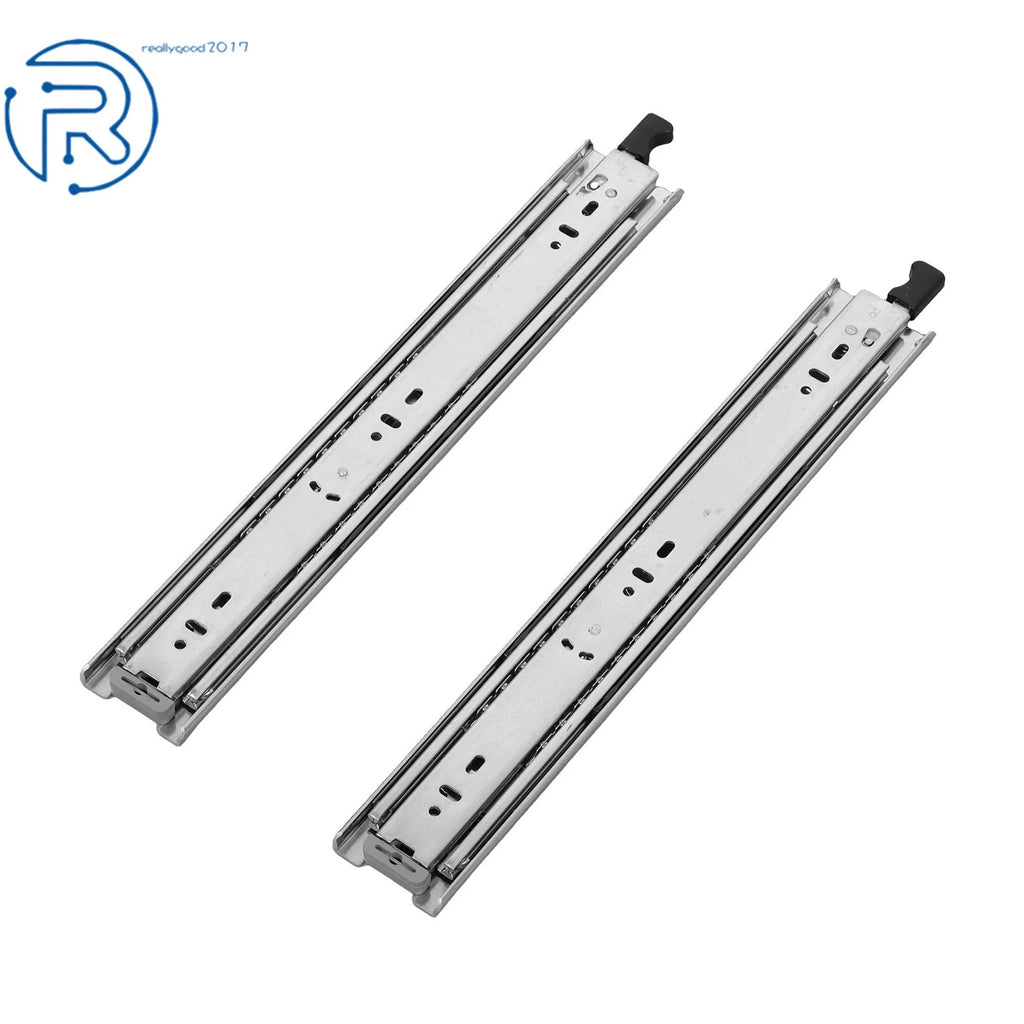 Set of 2 Heavy Duty Drawer Slides for Universal Use (14 Inch)