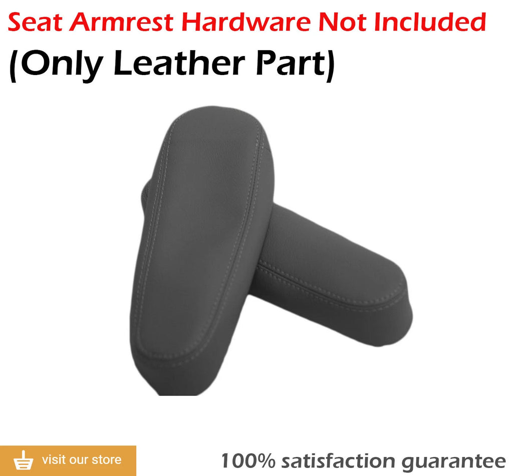 Leather Synthetic Front Seat Armrest Cover for Honda Element (2005–2011) Gray