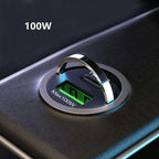 USB Type C QC3.0 Fast Charging Phone Charger for Universal Car Interior