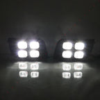 4X LED Fog Lamps for Toyota Sequoia (2007–2017) DRL with Blinker