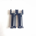 Passenger Foot Peg Support Mounts Pair Black for Harley Softail Fat Boy (2018–2023)