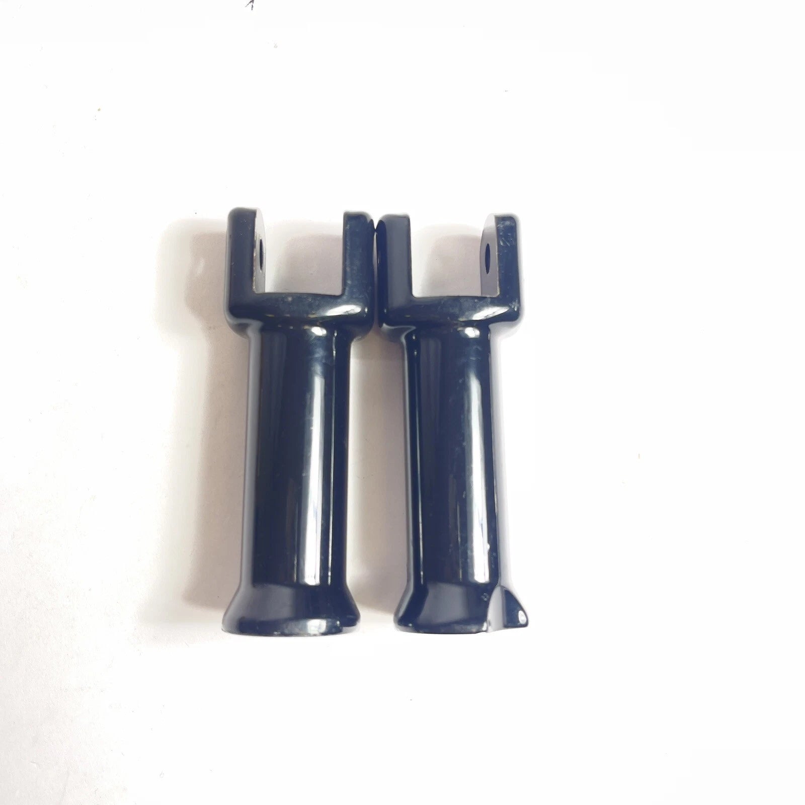 Passenger Foot Peg Support Mounts Pair Black for Harley Softail Fat Boy (2018–2023)