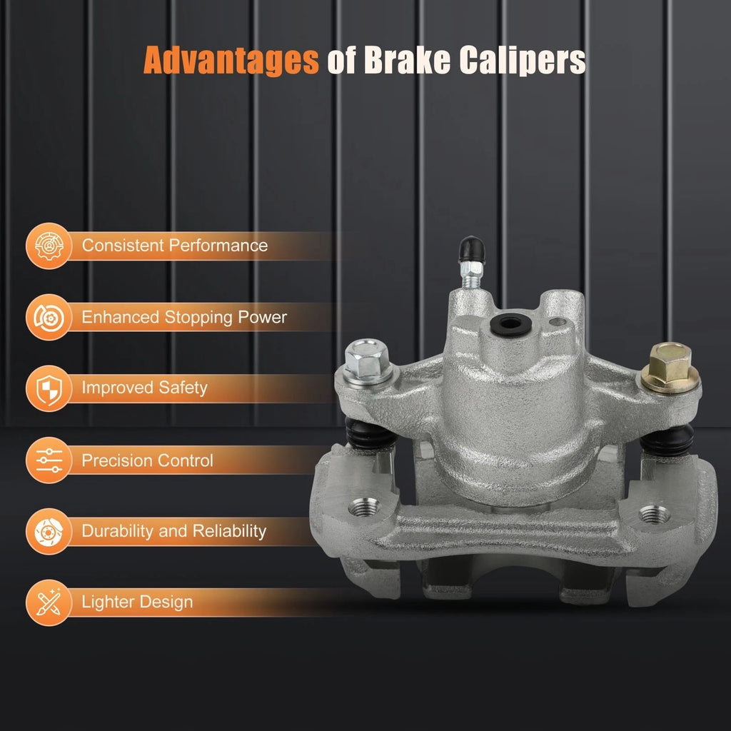 Brake Calipers w/ Bracket & Ceramic Pads for Toyota Avalon Solara (2005–2007)