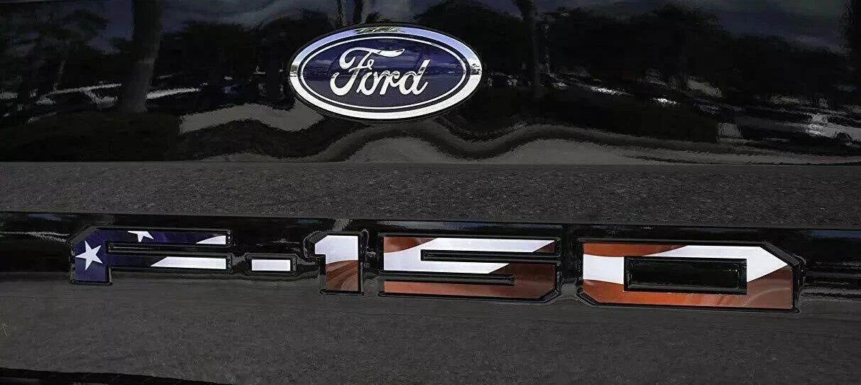 Tailgate Insert Letters American Flag for Ford F-150 (2021–2025)