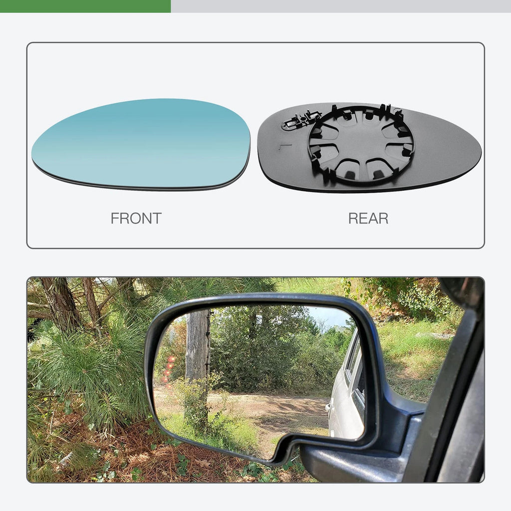 Left Side Mirror Glass for BMW E46 M3 E90 E91 E92 E93 E81 E82 E87 E88 (1998–2006)