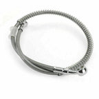 Brake Oil Hose Line for Motorcycle (33", Stainless Steel, Banjo Fitting)