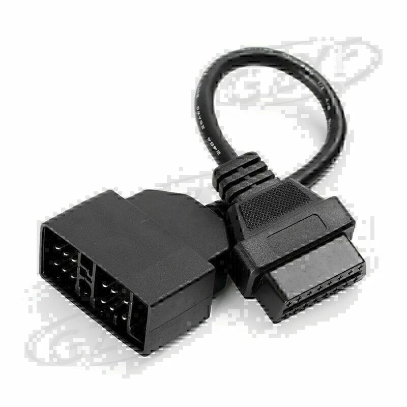 1pc 22Pin to 16Pin OBD1 to OBD2 Connector Cable for Toyota (1990–1999)