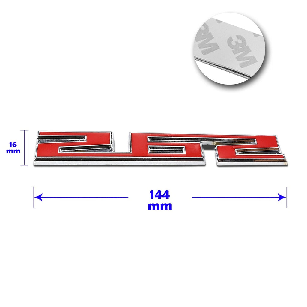 3D Polished Metal Decal Emblem Sticker for Chevrolet Pickup
