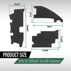 Radiator Grille Air Deflector Set for Ford F-150 Raptor (2009–2014)