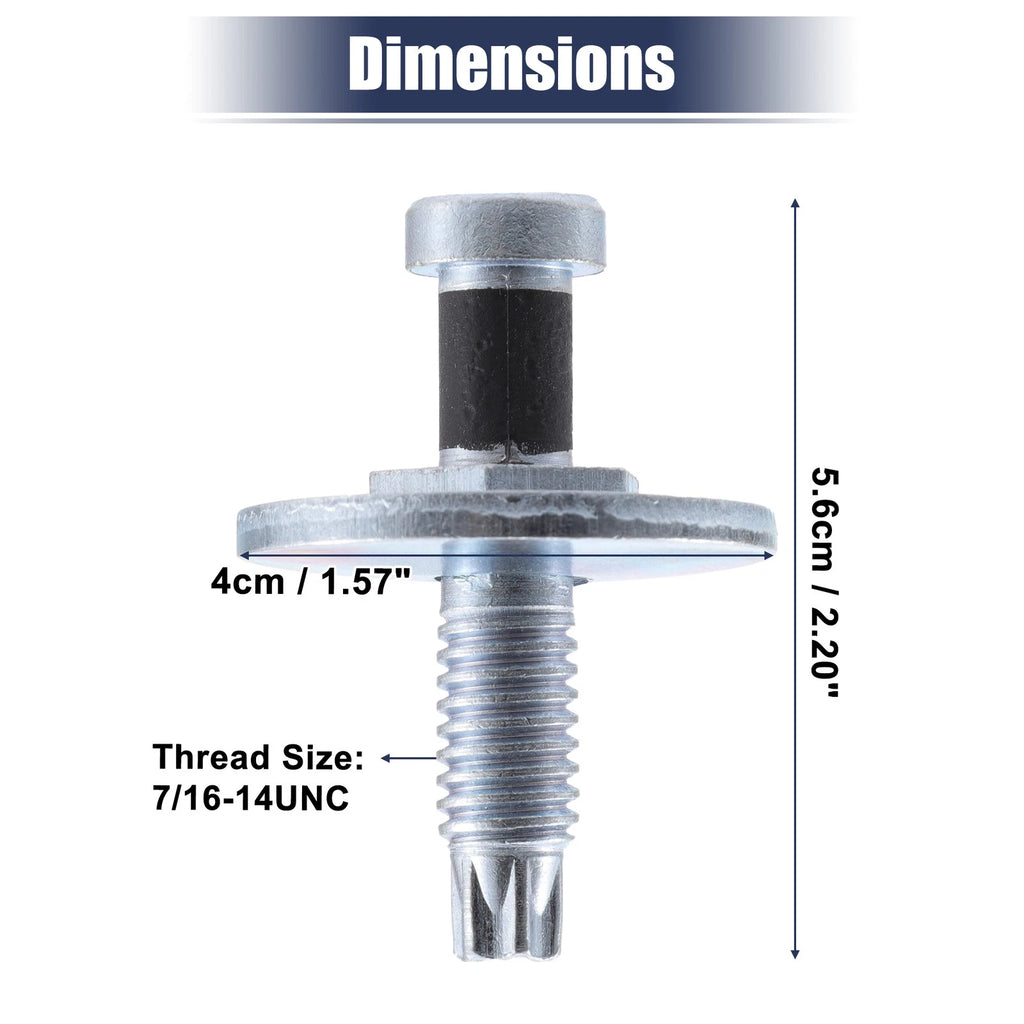 2X Door Latch Lock Striker Bolts for Dodge Ram B150 