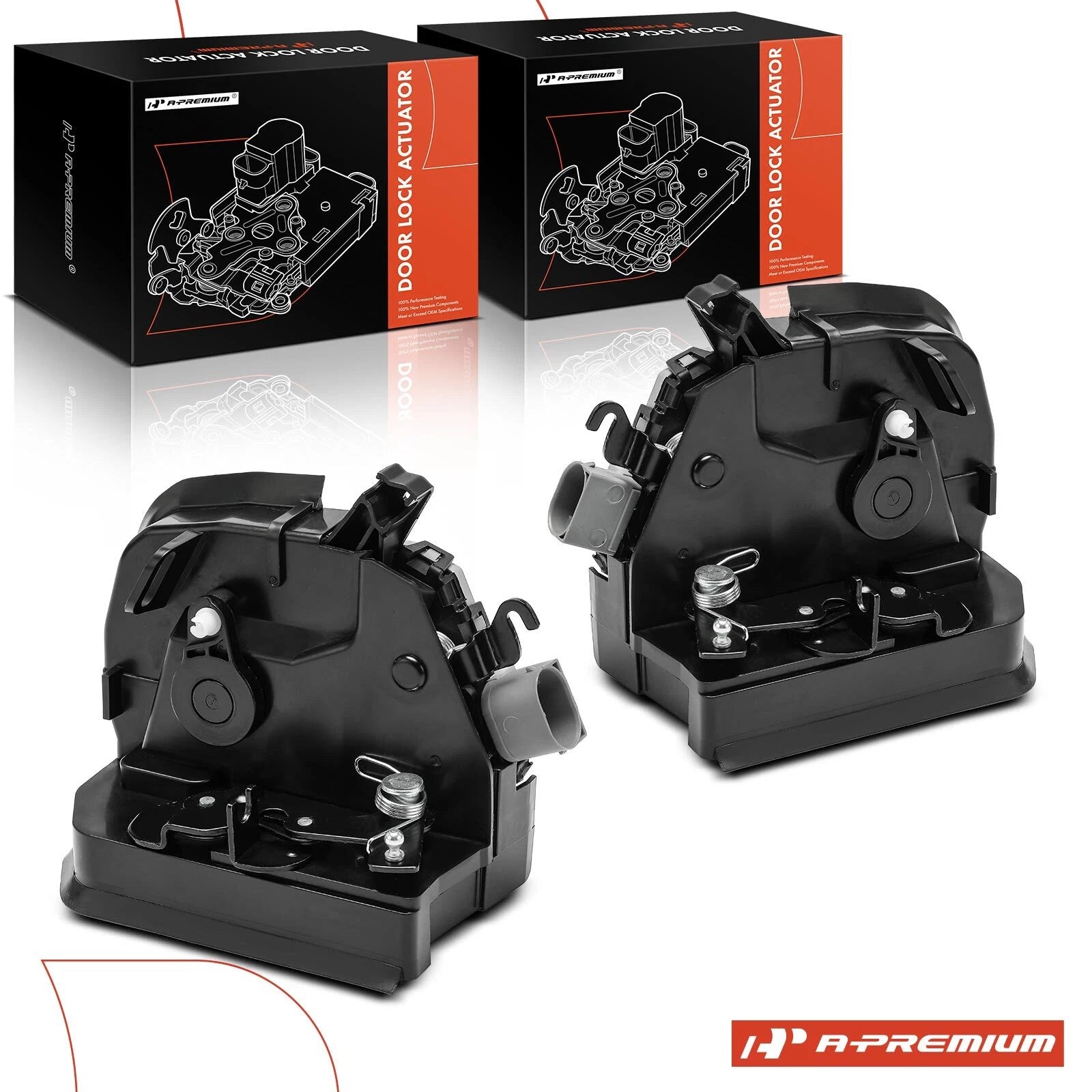 2X Rear Door Lock Actuator for BMW X5 (2000–2006) Metal Plastic
