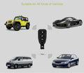 Keyless Entry System Control Box Kit for Universal Vehicle Door Lock Black