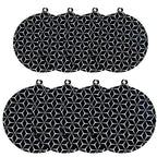 Set of 4 Round Silicone Protector Mats for Cooking