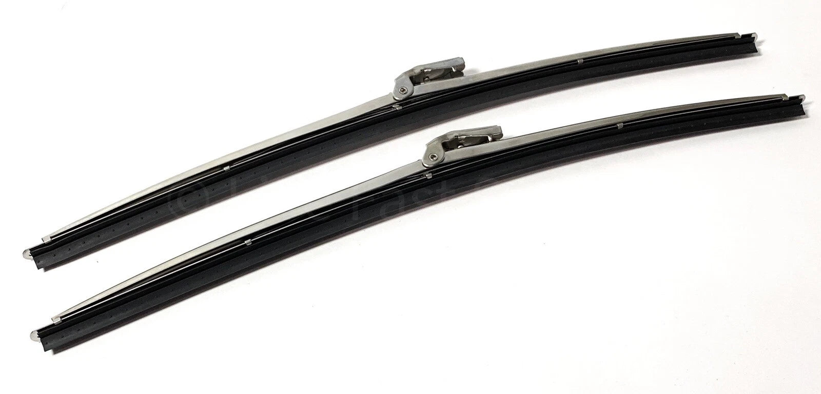 15" Stainless Steel Front Windshield Wiper Blades for Vehicle (Universal)