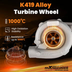 T3 T4 T04E Billet Turbocharger 0.63 A/R 5-Bolts Exhaust (400+HP)