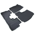 Set of 3 TPE Rubber All Weather Floor Mats for Honda CR-V (2007–2011)