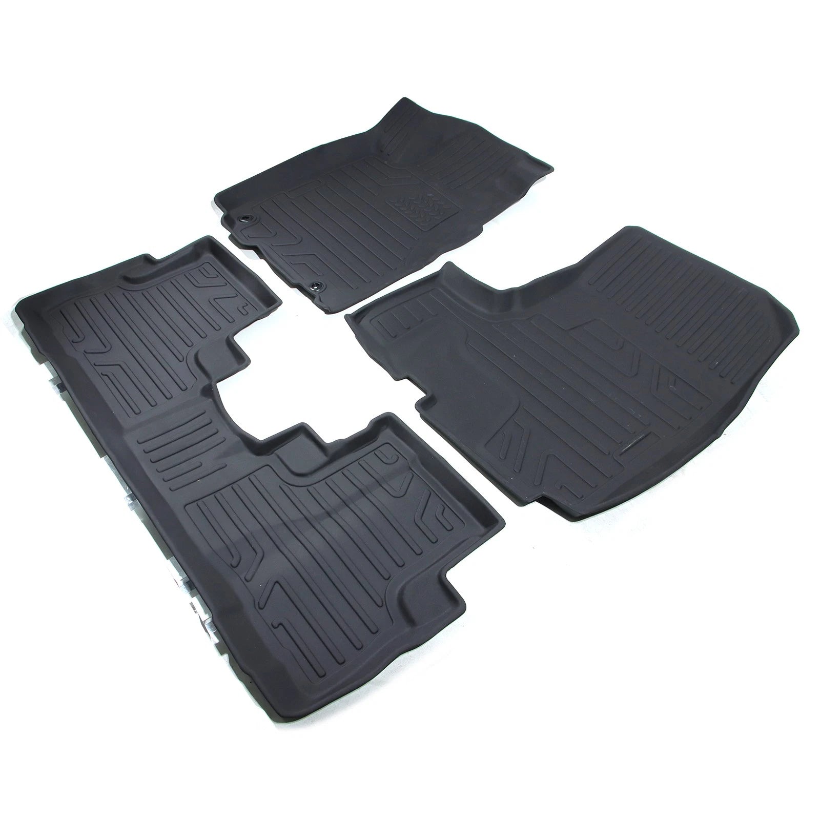 Set of 3 TPE Rubber All Weather Floor Mats for Honda CR-V (2007–2011)