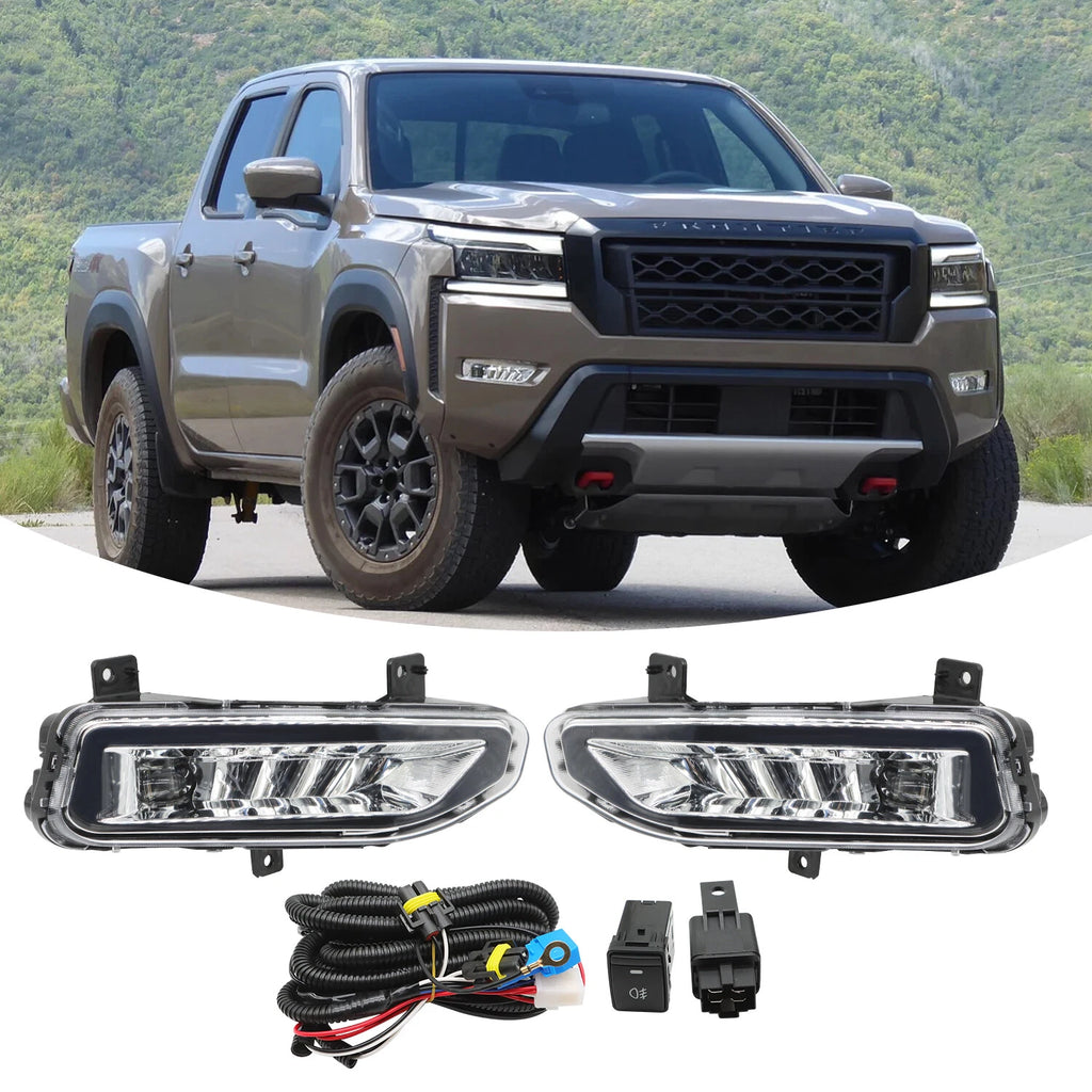 LED Bumper Fog Lights for Nissan Frontier (2022–2024) Left+Right
