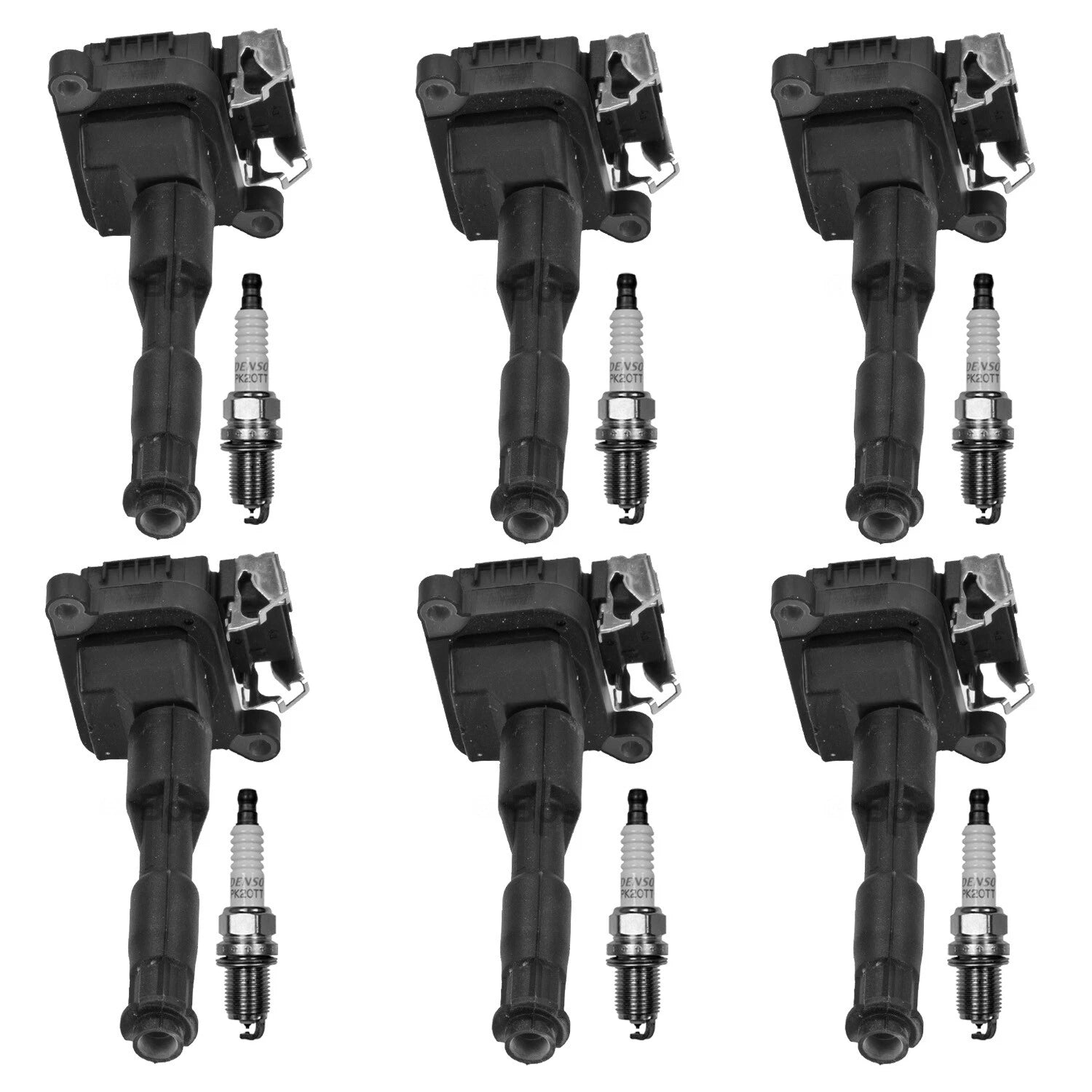 Set of 6 Ignition Coils & Spark Plugs for NSX E36 E46 E53 (Year Range)