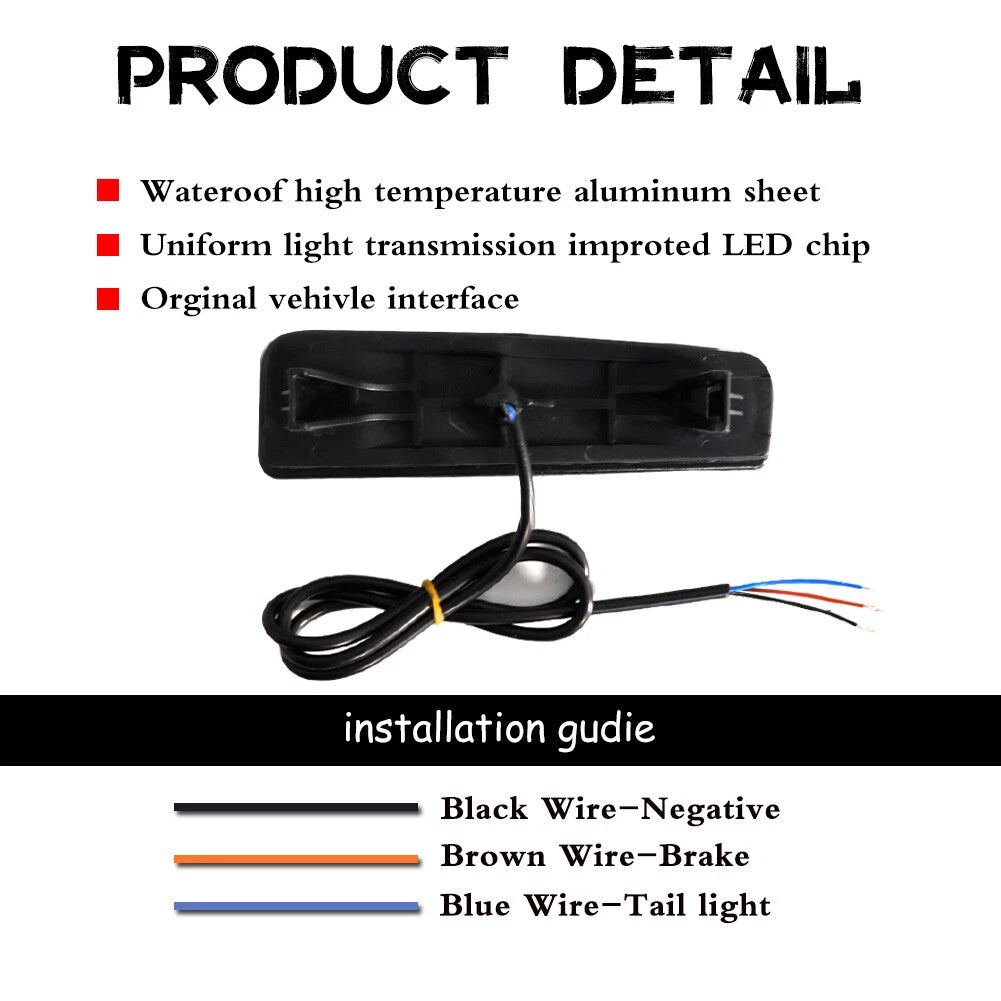 Smoked LED Rear Bumper Reflector for Honda Accord Coupe (2013–2015)