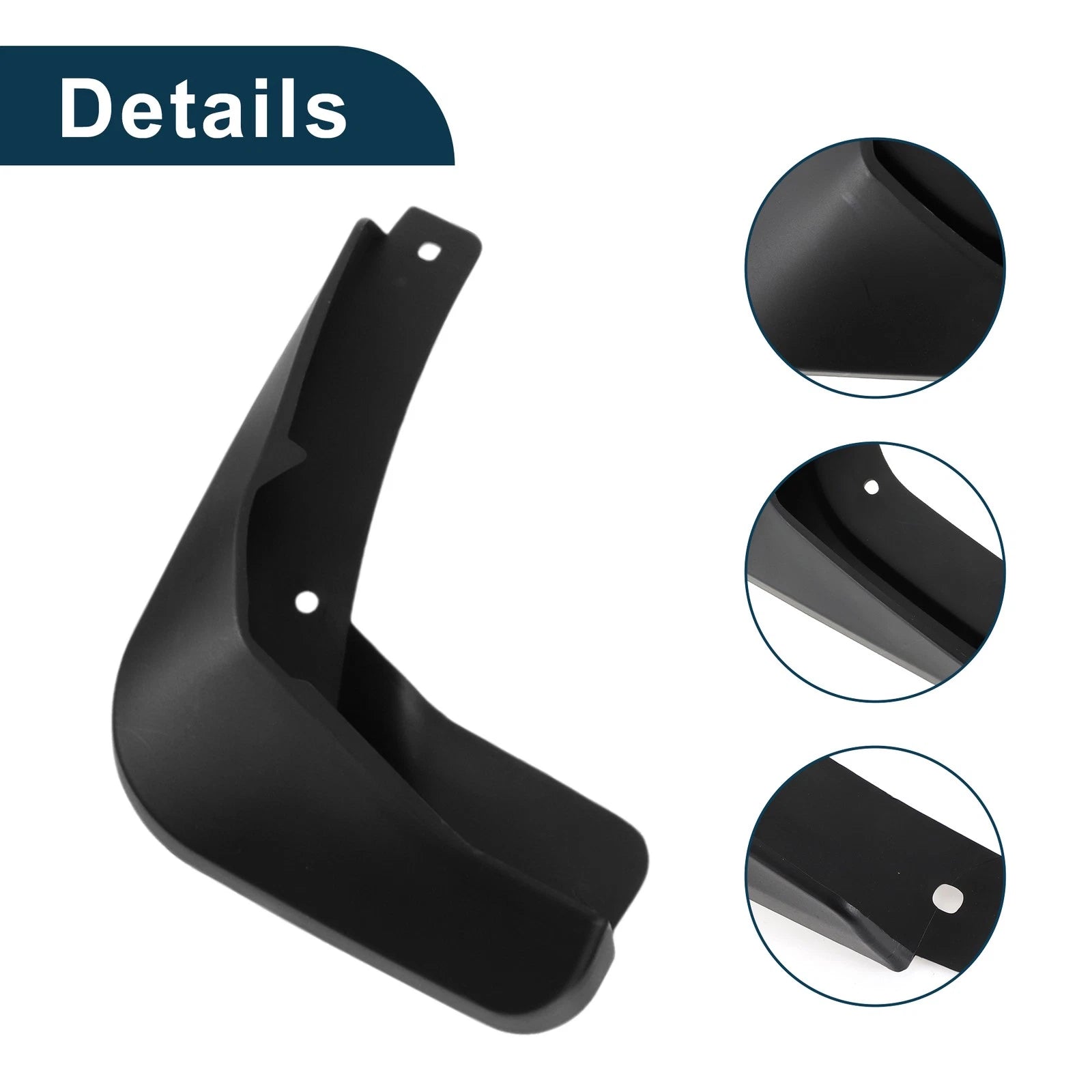 Set of 4 Mud Flaps Splash Guards for Volkswagen Golf Sportsvan (2016–2018)