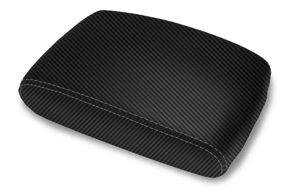 Console Lid Armrest Cover for Infiniti FX35 (2009–2012) Carbon Fiber