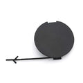 Black Front Bumper Tow Hook Eye Cap Cover for Jeep Renegade (2015-2020)
