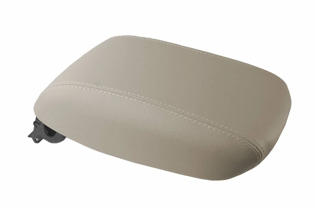 Leather Console Lid Pull Over Cover for Dodge Dart (2013–2016) Beige