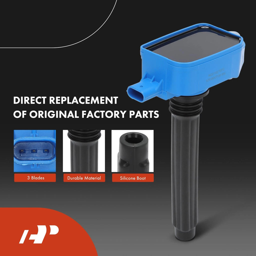 Set of 6 Ignition Coils & Iridium Spark Plugs for Jeep 1500 Classic