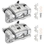 Pair Rear Disc Brake Calipers w/ Brackets for Hyundai Sonata (2006–2008) Azera (2006–2009)