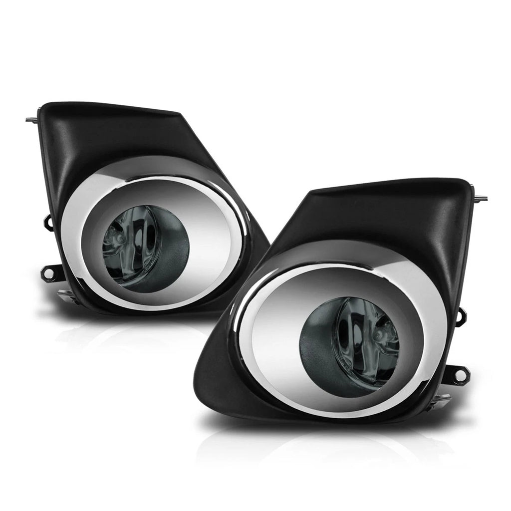 Fog Lights Set of 2 for Toyota Corolla (2011–2013) - Smoked Lens, Switch, Bezel