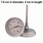Barbecue Thermometer for Oven and Grill (Stainless Steel, Bimetallic)
