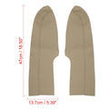 Front Door Panels Armrest Covers 2 x Beige for Honda Civic Sedan (2006-2011)