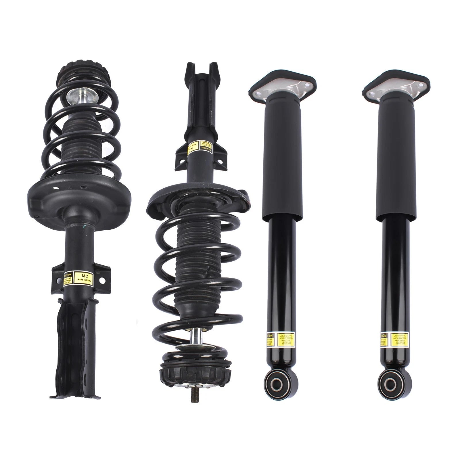 Set of 4 Strut & Spring Assemblies + Rear Shock Absorbers for Cadillac SRX (2004–2016)