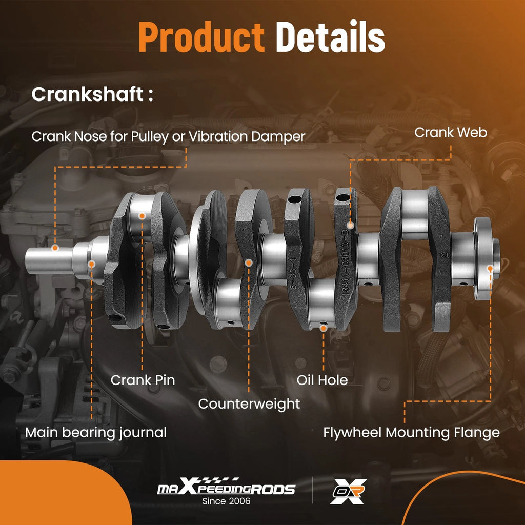 Crankshaft for Toyota 2.2L 5SFE (1994-2001)